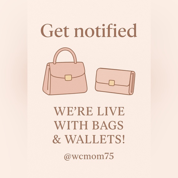 Handbags - Live notifications